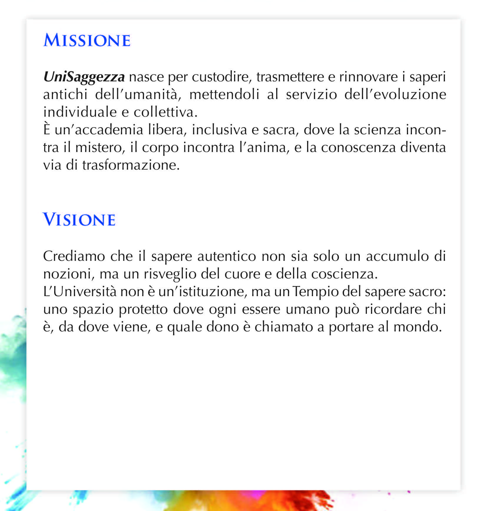 Consulenze UniSaggezza